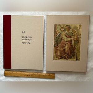 The World of Michelangelo Book with Slip Case - 66-16540 catalog #